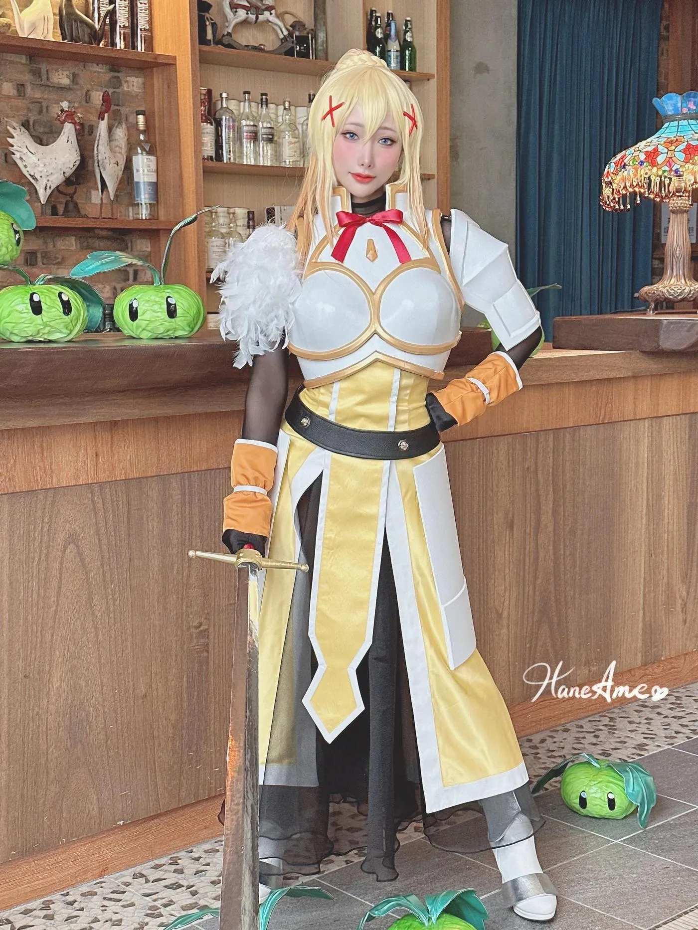 雨波_HaneAme – NO.191 2023年05月新品订阅4套视频-Konosuba Darkness [48P]插图6